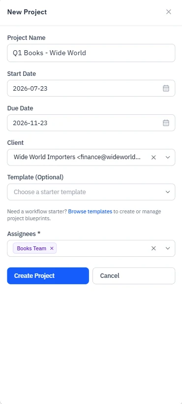 Run projects